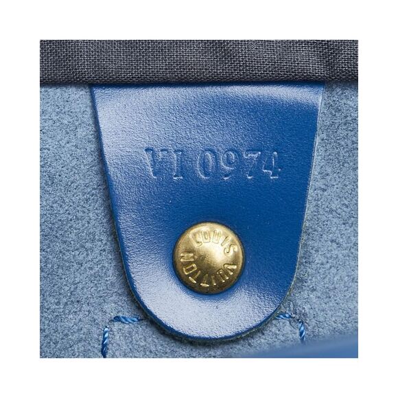 Pre Loved Louis Vuitton Leather Epi Speedy 30 Handbag in Very Good Condition - Picture 7 of 8